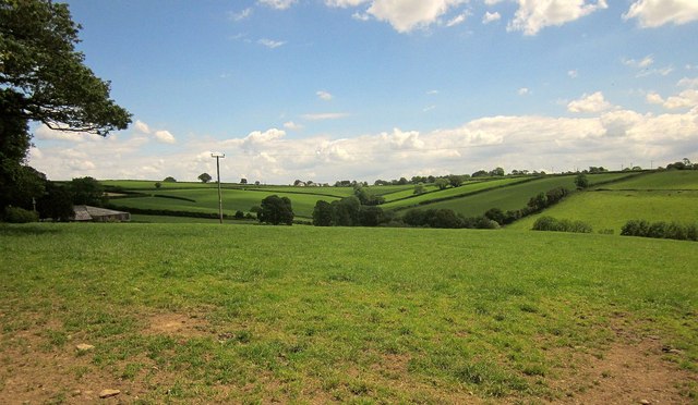Farmland near Bodway