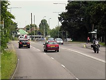 SU4765 : Northbound A339 (Newtown Road) approaching Newbury by David Dixon