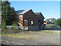 Former railway building south of Stafford station