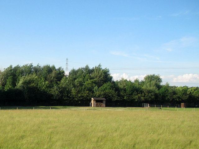 Paddock near the railway line