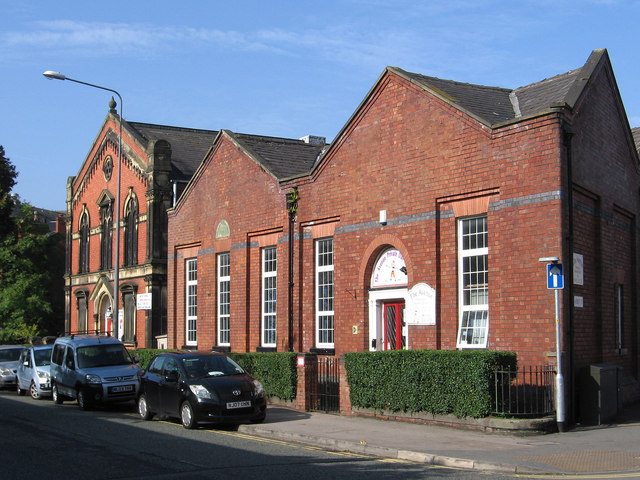 Leigh - former Independent Methodist chapel and Sunday school