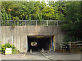 Plymouth Close entry to pedestrian subway under the A448, Headless Cross, Redditch