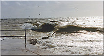 TV4898 : Channel storm, off Seaford Head 1994 by Ben Brooksbank