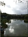 Main fishing lake at Glyn Isa fisheries