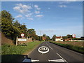 TL7945 : Entering Cavendish on the A1092 Stour Street by Geographer