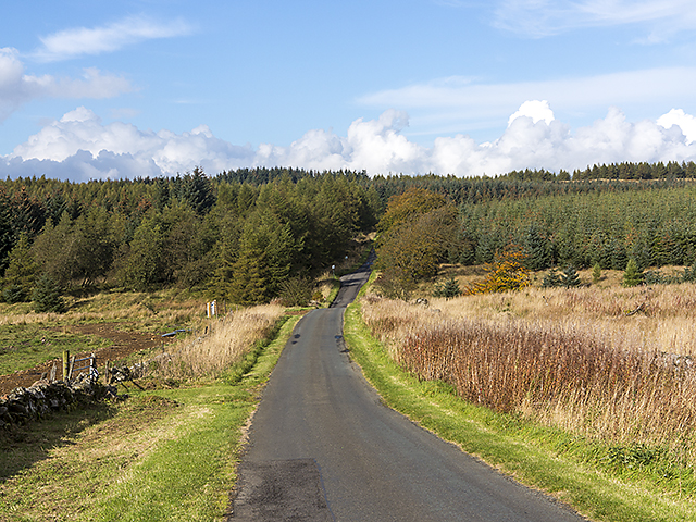 Minor road near Lochornie