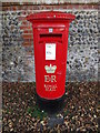 TL8046 : Cavendish Post Office Postbox by Geographer