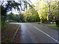 Caterham:  Crossroads at the top of  Weald Way