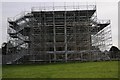 SO8844 : Scaffolding on Croome Court by Philip Halling