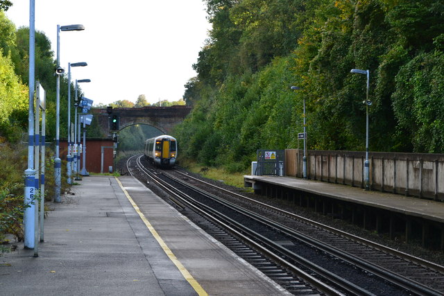 Chelsfield Station, towards the southern... © David Martin :: Geograph ...