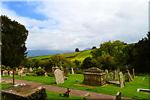 SO1035 : The churchyard, St Maelog, Llandefalle by Philip Pankhurst