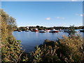 Boats at moorings, the Taff, Cardiff