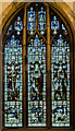 SO7745 : Stained glass window, Great Malvern Priory by Julian P Guffogg