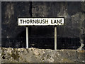 Thornbush Lane sign