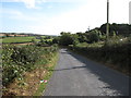 Bonecastle Road descending towards Ballynoe