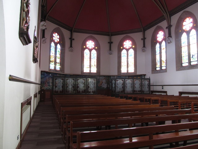 The transept of St Patrick's Catholic Church, Downpatrick