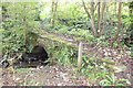 Old bridge on colliery track over Smithy Brook, Highfield, Wigan