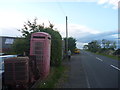 NT8567 : Rural Berwickshire : Roadside Phonebox Near Myrtlehall, Coldingham Moor by Richard West