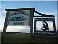 NT8567 : Berwickshire Farm Signs : Springhill Farm, Coldingham Moor by Richard West
