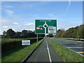 Cycle path beside Southport New Road (A565)