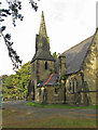 Spital - Cemetery Chapel - spire - from SE