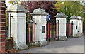 Main entrance gates, Musgrave Park, Belfast (October 2014)