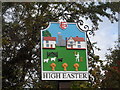 High Easter, Village sign