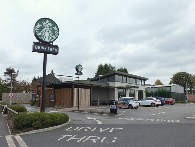 Drive Thru Starbucks, Marsh Green, Wigan © Gary Rogers cc ...