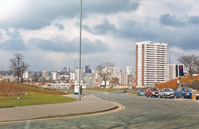 Balsall Heath, Birmingham: Belgrave Road at Moseley Road, 1984