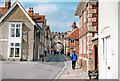 Salisbury: north from Chorister Square to High Street Gate