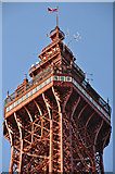 SD3036 : Blackpool : Blackpool Tower by Lewis Clarke