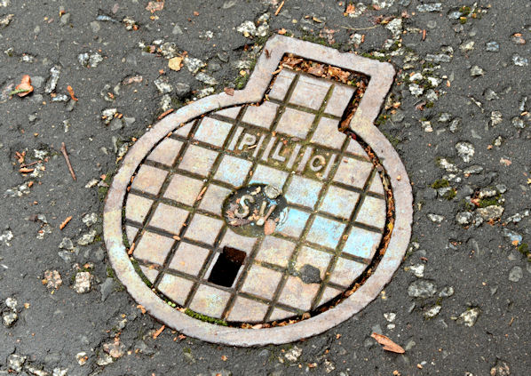 "PLC" stop valve cover, Belfast (October 2014)