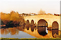 SO9545 : Pershore: the Old Bridge over River Avon, 1988 by Ben Brooksbank