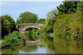 Canal approaching Andre Mills Bridge, Stone, Staffordshire