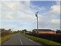 TF0798 : Power lines near Riverhead Farm Moortown by Steve  Fareham