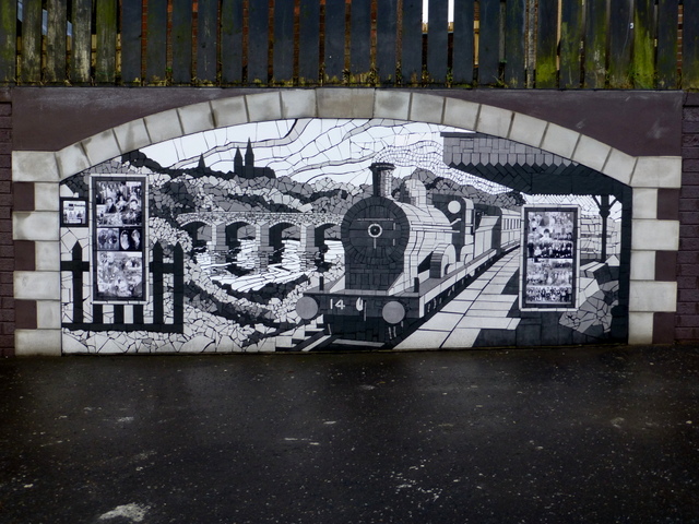 Railway mural, Strule and Centenary Parks