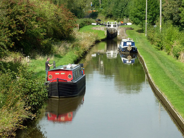 Trent and Mersey Canal near Meaford, Staffordshire