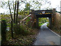 Railway bridge at the east end of Luckley Road