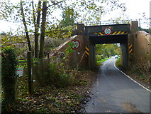 SU8167 : Railway bridge at the east end of Luckley Road by Shazz