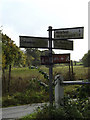 Roadsign on Debenham Road