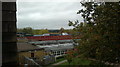 Panorama from the top of the lift leading from the main campus to the student residences