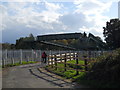 TF1605 : New footbridge at Foxcovert Road crossing, Glinton by Paul Bryan