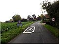 Entering Mickfield on Debenham Road