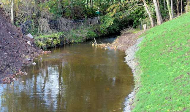 The Knock River (new course), Grand... © Albert Bridge :: Geograph Ireland