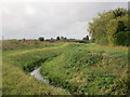 Drain and footpath