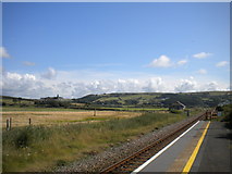 SN6090 : South end of Borth railway station by Richard Vince