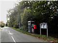 TM1361 : Mickfield Road & Upper Town Postbox by Geographer