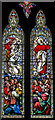 Stained glass window, St Michael