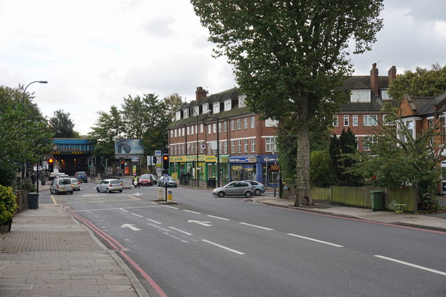 Shops by the junction of Brownhill Road... © Bill Boaden cc-by-sa/2.0 ...