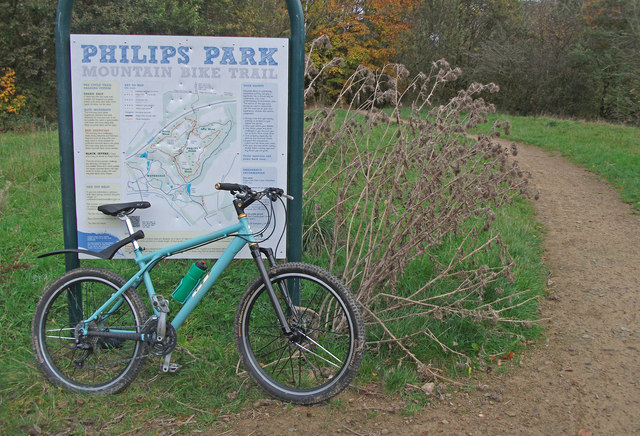 philips park mountain bike trail